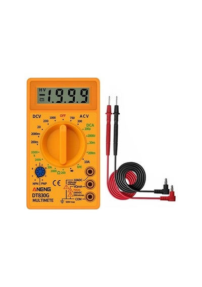 Agoodshop 2-dijital Multimetre M1 A830l Taşınabilir Multimetre El Test Cihazı Akıllı Dijital Multimet