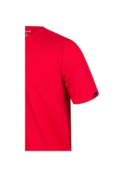 2as Alex Baskılı Erkek Sıfır Yaka T-shirt 042 Kırmızı