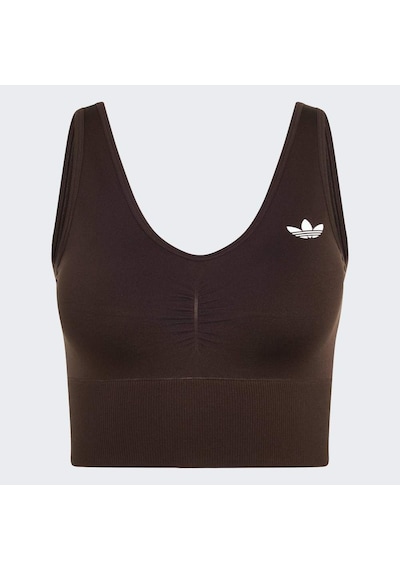 Adidas Ia4524 Seamless Bralet Kadın Bra Kahverengi