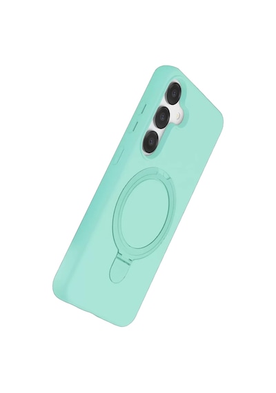 Newface Samsung Galaxy S25 Regal Magsafe Standlı Kapak - Su Yeşili