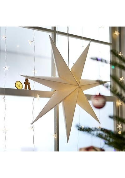 Ikea Stråla Abajur Başlığı, Bej, 70 Cm, Yıldız