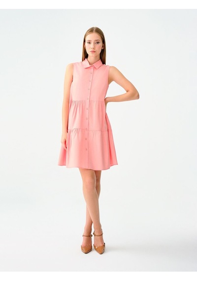 LOFT Regular Fit Kadın Elbise Lf2035398 Q1.v1 Pembe