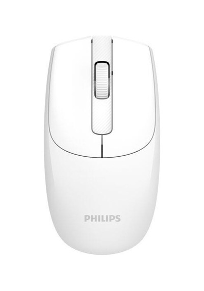Philips Uyumlu  Spk7398w Kablosuz 1600dpı Sessiz Optik Mouse Beyaz Diğer