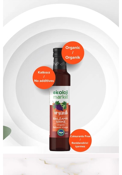 Ekoloji Market Organik Balzamik Sirkesi 250ml