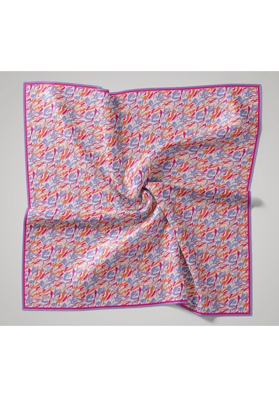 Silk Home Soft Eşarp 73091-07 Ekru, Pembe, Lila, Turuncu