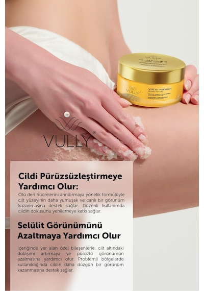 Vully Selülit Karşıtı Sıkılaştırıcı Arındırıcı ve Nemlendirici Mango Vücut Peelingi 250 ML