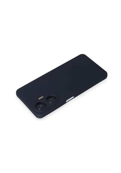 Newface Realme C55 Kılıf Nano İçi Kadife Silikon - Lacivert Renk: Lacivert