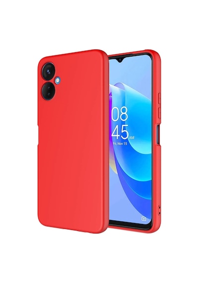 Kilifone - Tecno Uyumlu Spark 9 Pro - Kılıf İçi Kadife Koruyucu Mara Lansman Kapak - Kırmızı