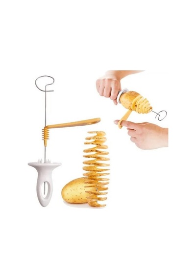 Spiral Patates Kesici, Evde Pratik Spiral Patates Cips Yapma Aparatı Diğer