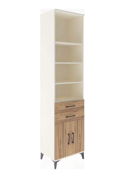 Hyperion Dolap 5 Raflı 2 Çekmeceli 2 Kapaklı 60x44x243 Aytaşı... Aytaşı