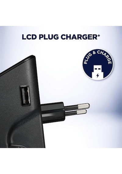 Varta Lcd Plug Plus Pil Şarj Cihazı Aa.Aaa.9V Pil Uyumlu
