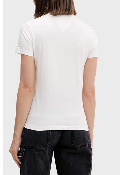 Tommy Jeans Logolu % 100 Pamuk Regular Fit Bisiklet Yaka T Shirt Bayan T Shirt Dw0dw22310 Ybl Beyaz Tommy Jeans Logolu % 100 Pamuk Regular Fit Bisiklet Yaka T Shirt Bayan T Shirt Dw0dw22310 Ybl Beyaz