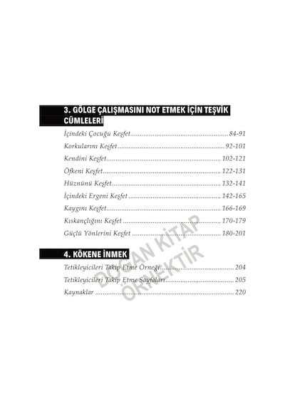 Gölge Çalışması-içindeki Karanlığıu Tanı