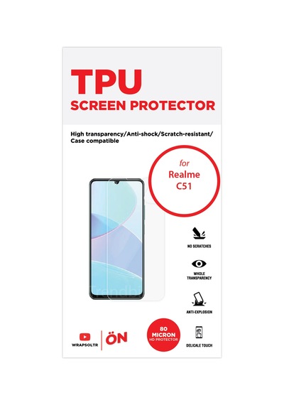 Realme C51 Ekran Koruyucu Esnek Tpu Film