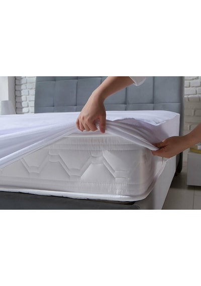 Doqu Home Sleepline Sıvı Geçirmez Fitted Alez 200 x 200 Beyaz