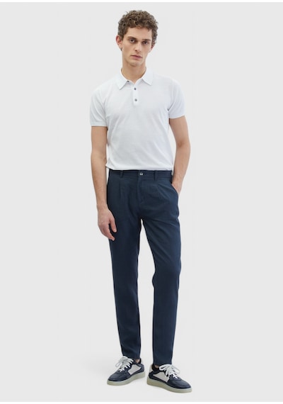Ramsey Antrasit Düz Dokuma Jogging Fit Casual %100 Keten Pantolon Ramsey Antrasit Düz Dokuma Jogging Fit Casual %100 Keten Pantolon