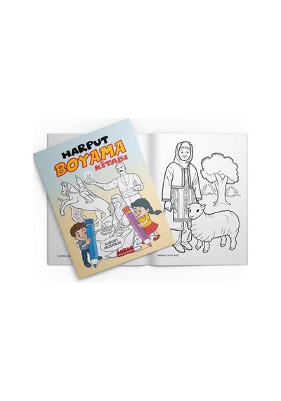 Harput Boyama Kitabı - Murat Sevinç - Bordo Ressam