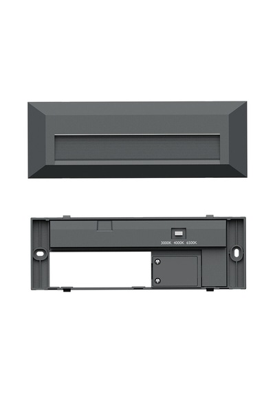 3 Renk Slim Beyaz Led Panel Armatür - Göz Dostu Aydınlatma Siyah