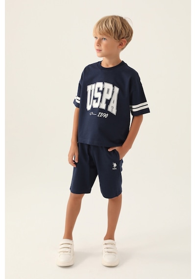 U.s. Polo Assn Lisanslı Sim Lacivert Erkek Çocuk Bermuda Takım 5274-43105 Lacivert