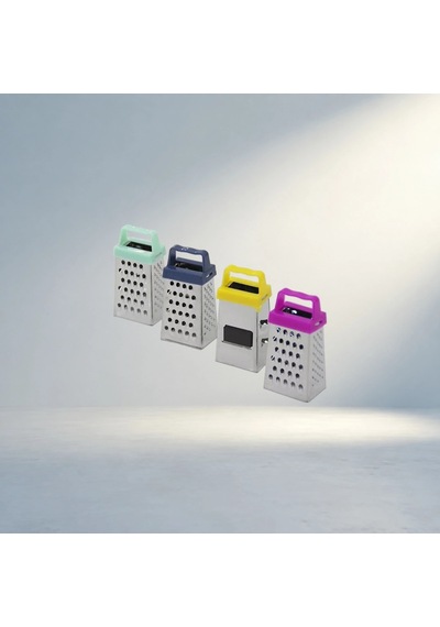 Pratik Mıknatıslı Mini Metal Sarımsak Rende 002 Kırmızı