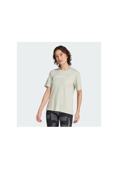 Adidas Terrex Classic Logo Kadın Yeşil T-shirt --yeşil --yeşil