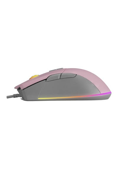 Rampage Smx-r21 Compact Usb Pembe/gri Rgb Işıklı+macro 7200dpi / 1000hz Gaming Oyuncu Mouse Rampage -