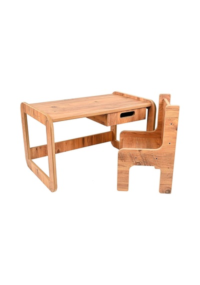 Tek Kişilik Çekmeceli Ahşap Çocuk Oyun & Aktivite Masa Ve Sandalye Takımı - 18mm Ceviz Renk Mdf Çok Renkli Tek Kişilik Çekmeceli Ahşap Çocuk Oyun & Aktivite Masa Ve Sandalye Takımı - 18mm Ceviz Renk Mdf Çok Renkli