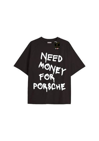 Tarzsokak Beyaz Oversize T-shirt Money Özel Tasarım Çok Renkli