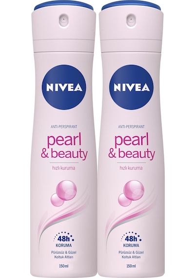 Nivea Pearl Beuty Kadın Sprey Deodorant 2 x 150 ML