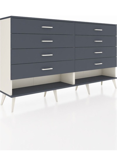 Arges Konsol 8 Çekmeceli 176x30x99 Aytaşı-antrasit Aytaşı-antrasit Arges Konsol 8 Çekmeceli 176x30x99 Aytaşı-antrasit Aytaşı-antrasit