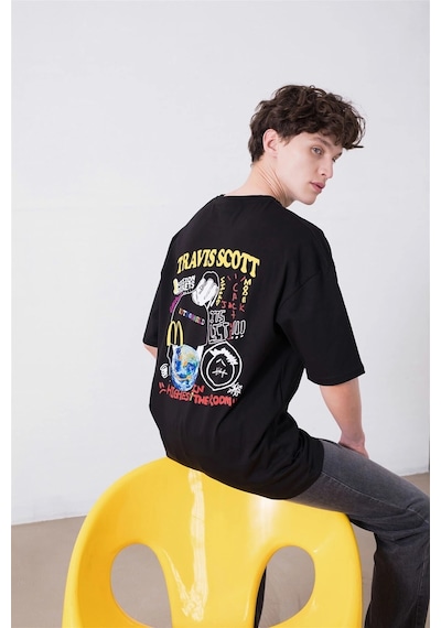 Startmore Unisex Highest In The Room Siyah Tshirt Siyah