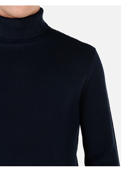 Colin's Colins Regular Fit Turtle Neck Lacivert Erkek Kazak Cl1064879 Lacivert