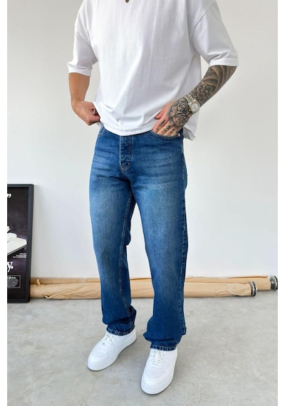 Mavi Soft Degrade Baggy Pantolon