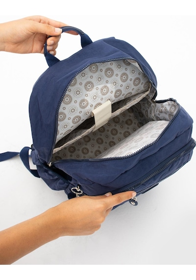 571 Collections Ultra Hafif Çok Cepli Su Geçirmez Sırt Çantası Unisex Laci Model: 571-2e - Lacivert