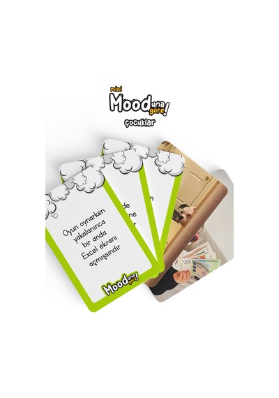 Mooduna Göre Mini - Minikler Çocuklar İçin Kutu & Kart Oyunu