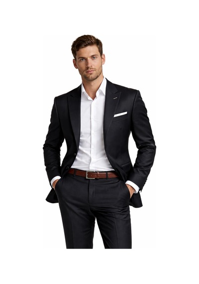 Suitmen Erkek Silim Fit Yelekli Çift Yırtmaçlı Takım Elbise Bgl-st05327 Siyah