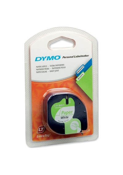 Dymo Letratag Beyaz Kağıt Etiket