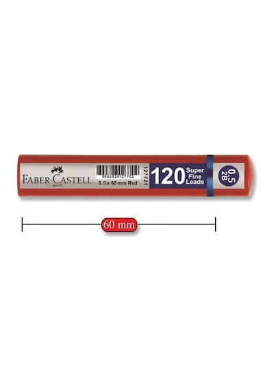 Faber Castell Grip Min 2B 60 MM Kalem Ucu 120'li 1 Adet Tüp
