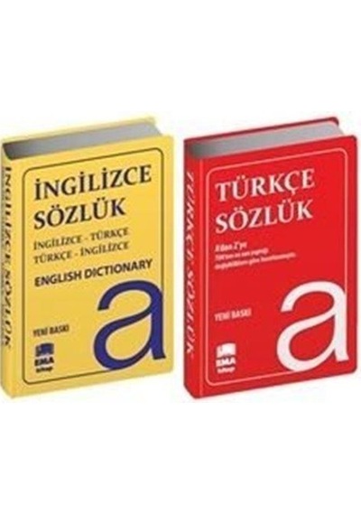 İngilizce-Türkçe Sözlük ve Türkçe Sözlük (2 Kitap Set Biala Ka...