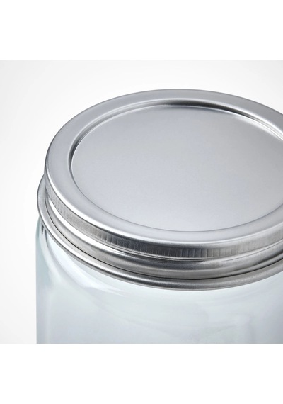 Ikea Cıtronhaj Baharatlık Seti 4 Parça 350 Ml 12 X 7 Cm Gümüş Şeffaf Gümüş - Şeffaf