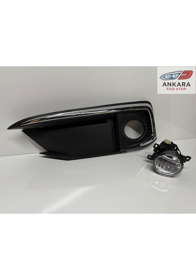 Honda Civic Fc5 2019-2021 Makyajlı Kasa Sis Lamba Ve Kapak Takımı Ön Sol Krom Tip Kapak + Ledli Sol Ön Sis Honda Civic Fc5 2019-2021 Makyajlı Kasa Sis Lamba Ve Kapak Takımı Ön Sol Krom Tip Kapak + Ledli Sol Ön Sis