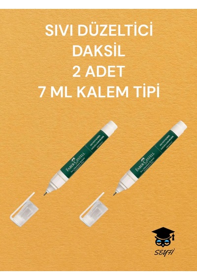Sıvı Düzeltici Daksil 2 Adet 7 Ml Kalem Tipi
