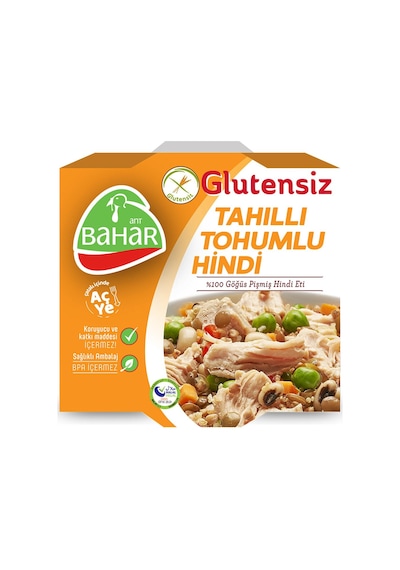 Ant Bahar Glutensiz Tahıllı Tohumlu Hindi Konserve 185 G - 7 Adet Tarı