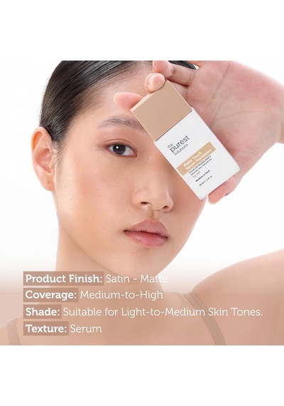Sebum Dengeleyici & Matlaştırıcı Serum Fondöten Spf 50, 30 Mililitre Orta/koyu Ton