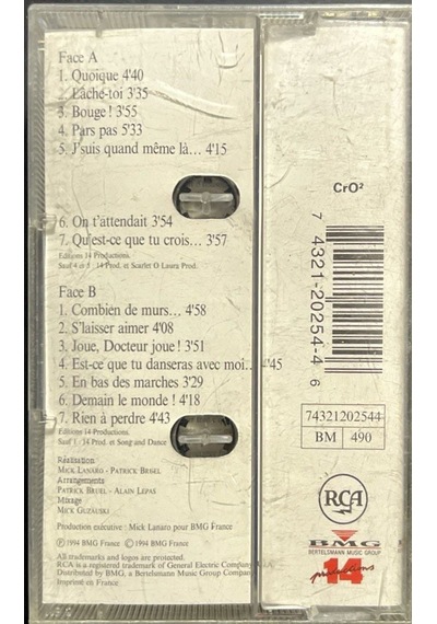 Plak Değildir Kaset Tir Patrick Bruel Bruel Kaset