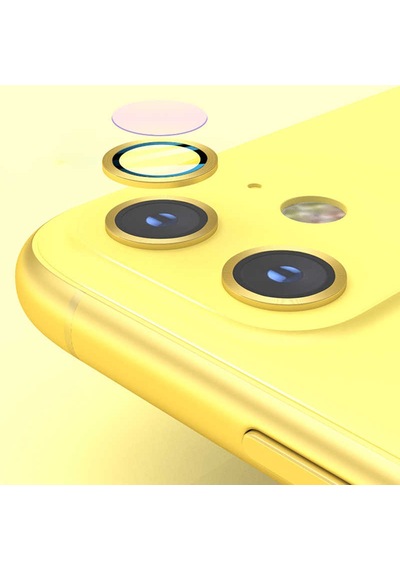 Apple Uyumlu iPhone 11 Zore Cl-01 Kamera Lens Koruyucu Yeşil