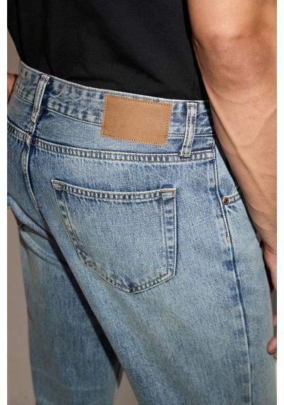 Grımelange Grimelange Stowe Erkek Flare Paça Jean Buz Mavi Pantolon