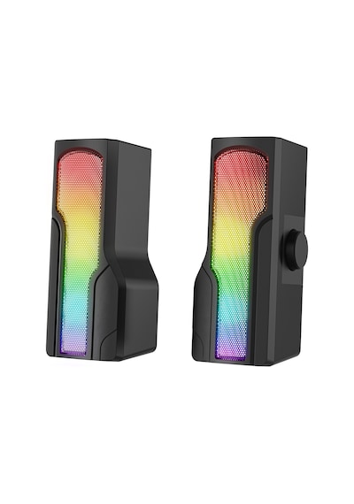 Rampage Arty X13 2.0 Bluetooth'lu Rms 3w 2 Rgb Işıklı Multimedia Usb 5v 45db Gaming Oyuncu Speaker