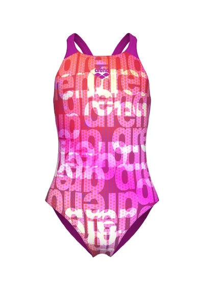 Arena G Multi Colours Swimsuit V Back Kız Çocuk Yüzücü Mayosu 009007908 Pembe