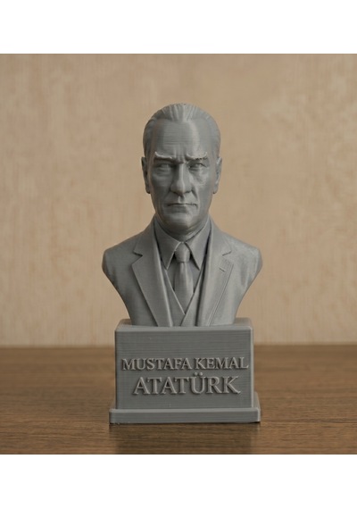 Gazi Mustafa Kemal Dekoratif 15 Cm Atatürk Büstü Ofis Ve Ev İçin Şık Hediyelik